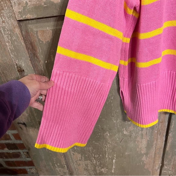 Free Assembly Pink and Yellow Striped Sweater - Picture 4 of 4